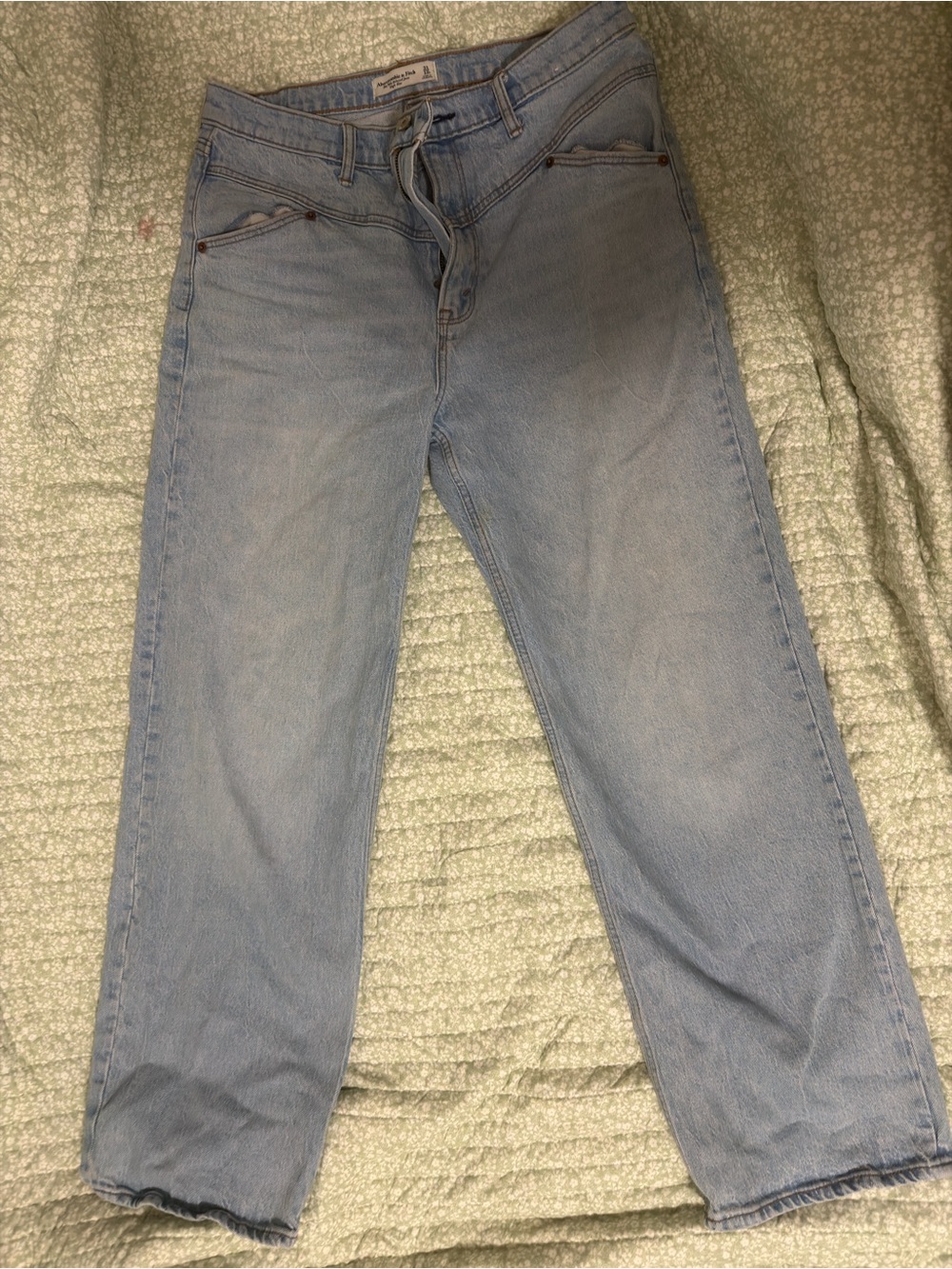 Abercrombie & Fitch Light Blue Straight Jeans